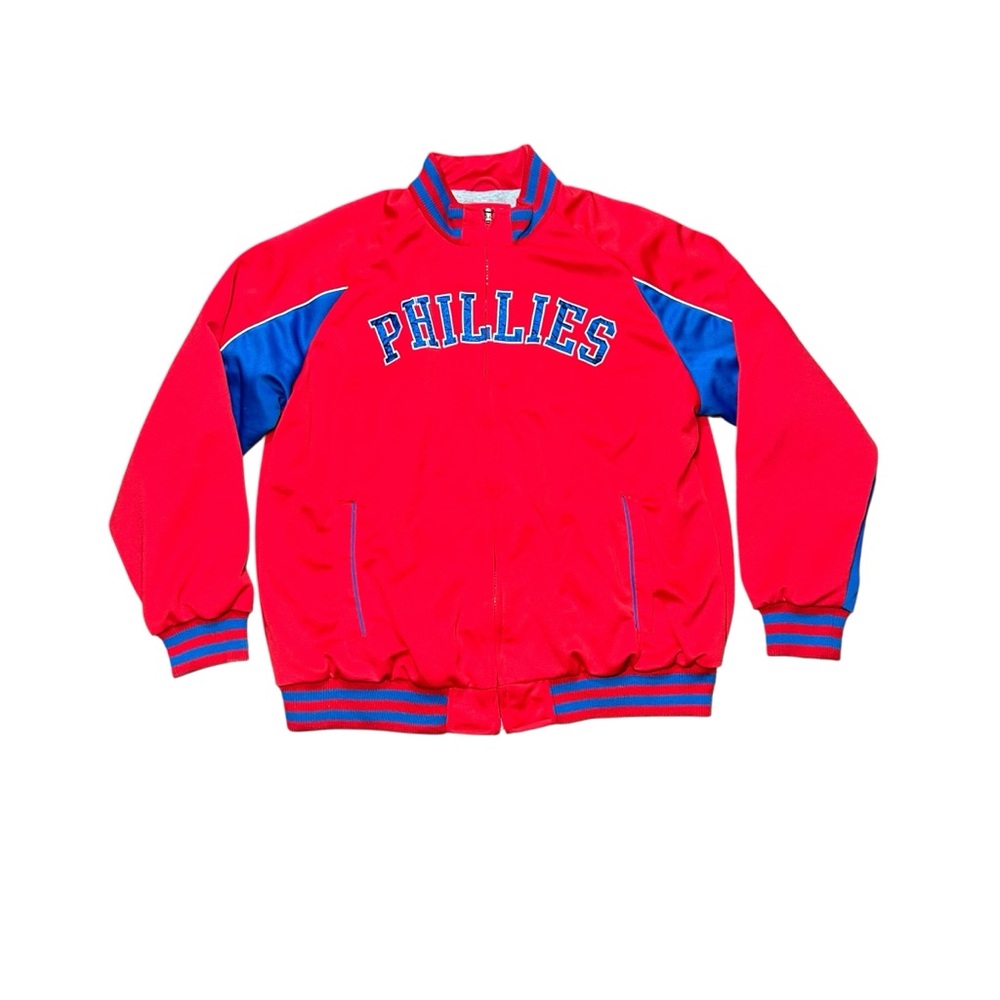 Philadelphia Phillies Carl Banks G-III Full Zip Jacket Red Blue XXL MLB
